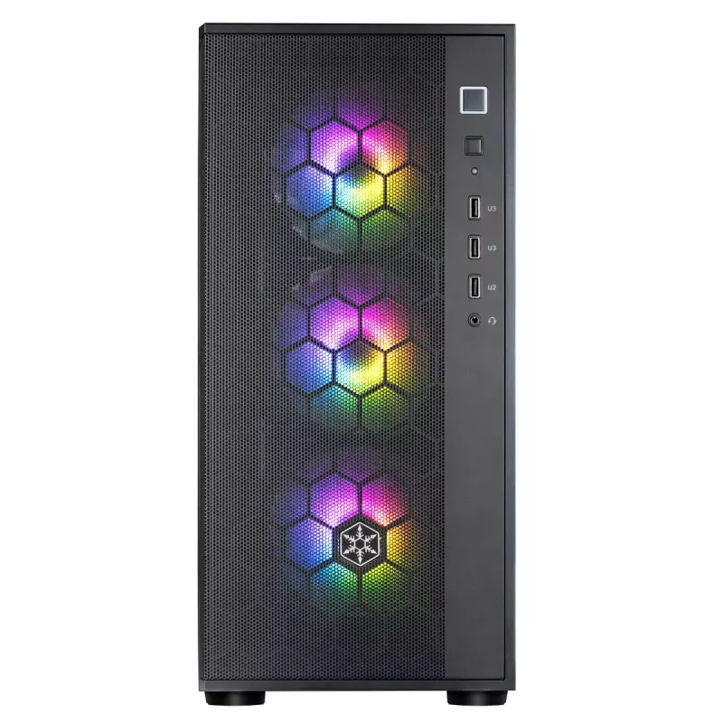 PC-Gehäuse Silverstone FARA R1 Midi Tower Schwarz