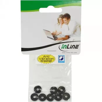 InLine 244 Unterlegscheibe/Distanzscheibe 8 Stk. Flache Unterlegscheibe Gummi
