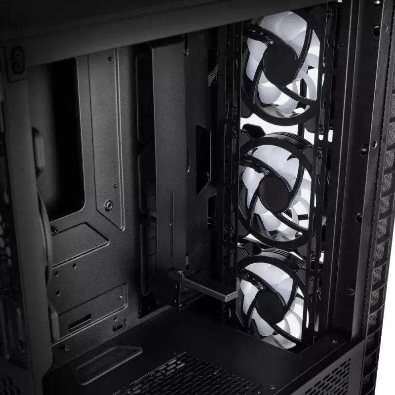 PC-Gehäuse Kolink Observatory Y AMD SE ARGB Midi Tower Schwarz, Transparent