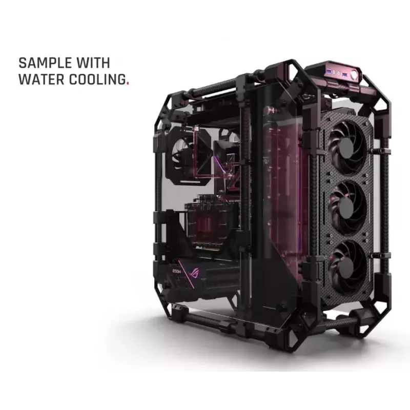 PC Case Alphacool Apex Pro Skeleton Full Tower Schwarz