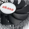 CPU-Kühler Akasa Al LGA1700 für Thin Mini-ITX — flacher Aluminiumkühlkörper