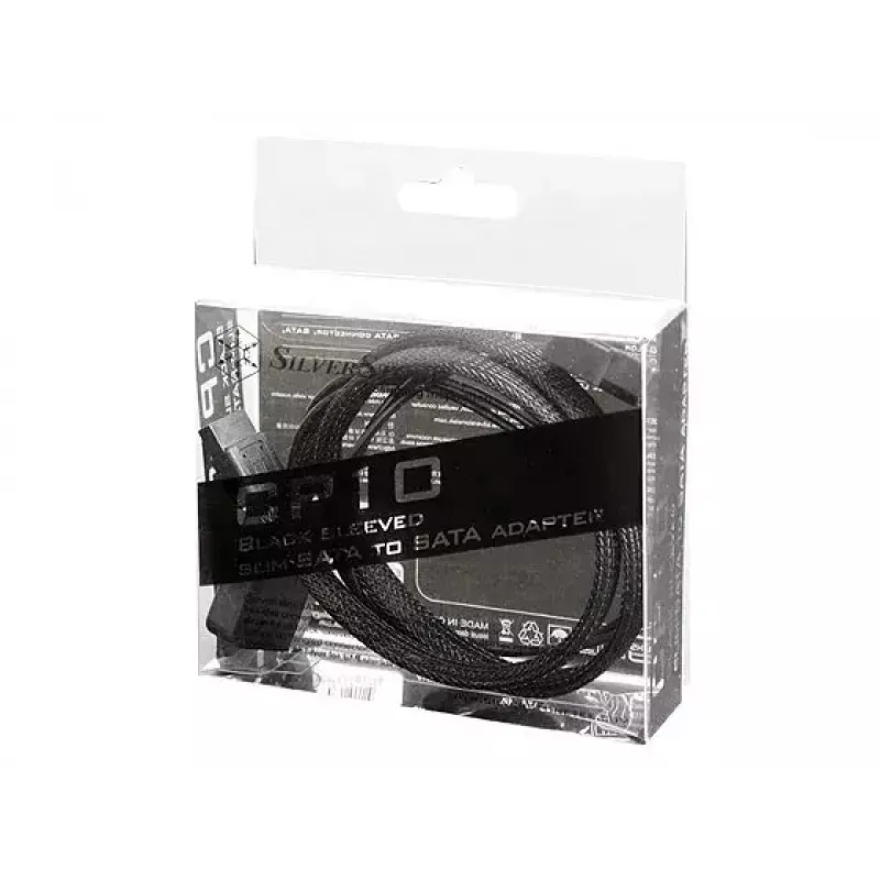 SilverStone CP10 Kabel 0,5 m SATA 6-Pin Slimline Stecker