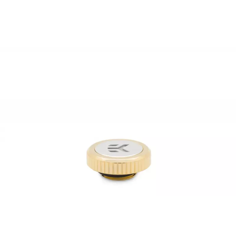 Fitting EK Water Blocks Messing Gold 5,5 mm Höhe 2,3 cm Durchmesser