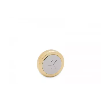 Fitting EK Water Blocks Messing Gold 5,5 mm Höhe 2,3 cm Durchmesser