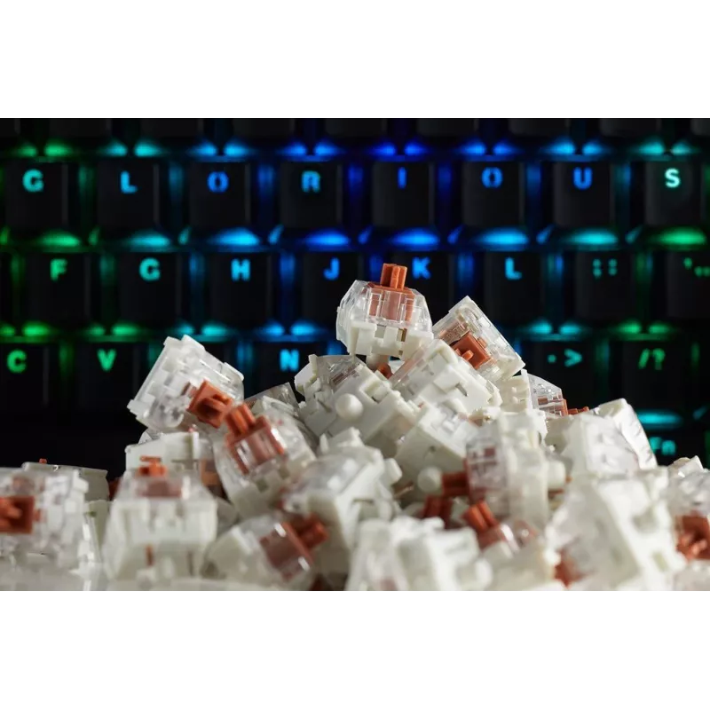 Glorious Kailh Speed Bronze Switches, 120 Stück