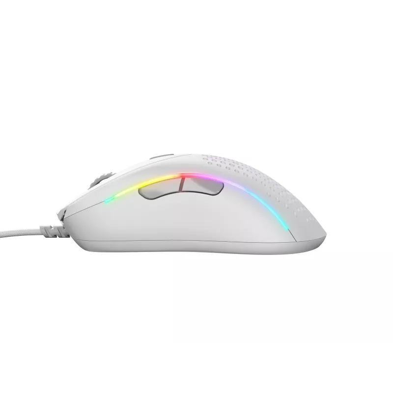 Glorious Gaming Glorious Model D 2 Wired - Mattweiß, Rechtshänder, Optisch, USB Typ-A, 26000 DPI, Weiß