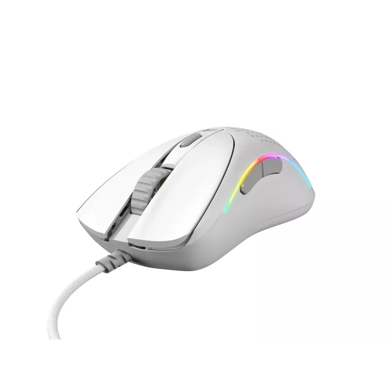 Glorious Gaming Glorious Model D 2 Wired - Mattweiß, Rechtshänder, Optisch, USB Typ-A, 26000 DPI, Weiß