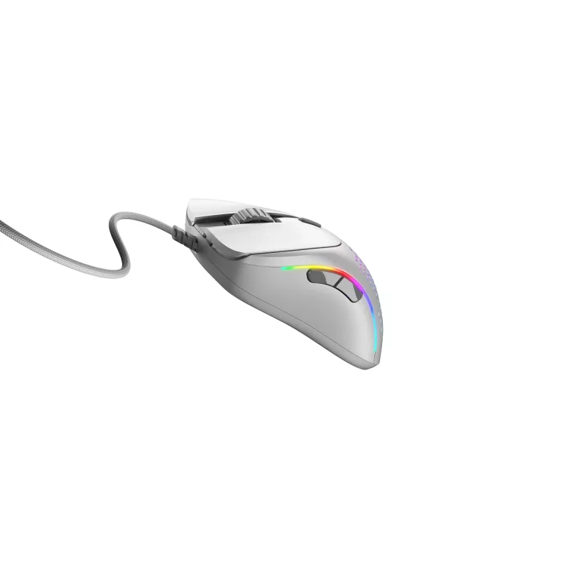 Glorious Gaming Glorious Model D 2 Wired - Mattweiß, Rechtshänder, Optisch, USB Typ-A, 26000 DPI, Weiß