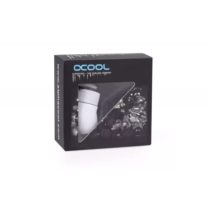 Montageset Alphacool Eiszapfen Winkeladapter 45° drehbar G1/4