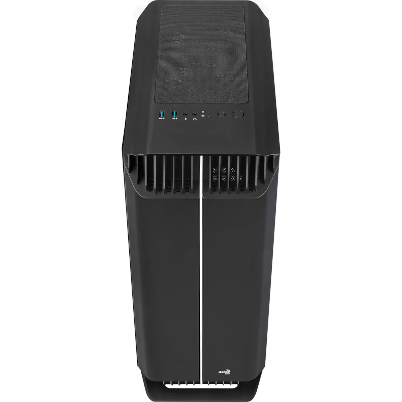 Aerocool GLADIATOR DUO ATX Gaming-Gehäuse 3x ARGB 12cm Lüfter, Midi Tower, PC, Schwarz, ATX, micro ATX, Mini-ITX, ABS, SPCC, Gaming