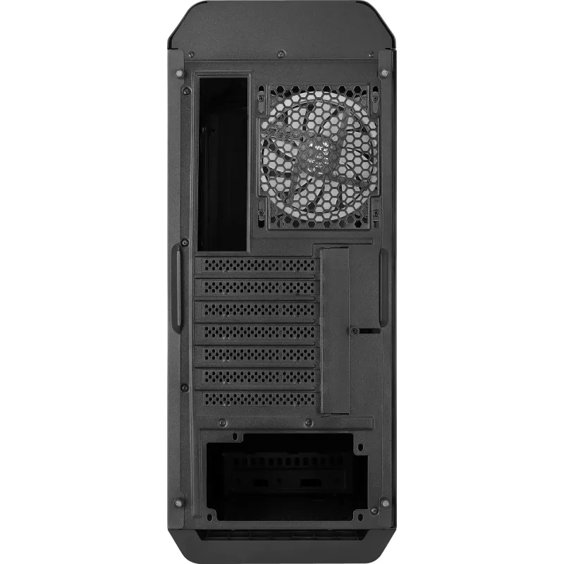 Aerocool GLADIATOR DUO ATX Gaming-Gehäuse 3x ARGB 12cm Lüfter, Midi Tower, PC, Schwarz, ATX, micro ATX, Mini-ITX, ABS, SPCC, Gaming