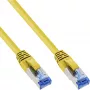 InLine Patchkabel S/FTP PiMF Cat.6A halogenfrei 500MHz gelb 3m