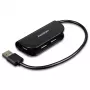 Axagon HUE-X4B Schnittstellen-Hub USB 2.0 480 Mbit/s Schwarz