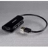 Axagon HUE-X4B Schnittstellen-Hub USB 2.0 480 Mbit/s Schwarz