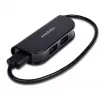 Axagon HUE-X4B Schnittstellen-Hub USB 2.0 480 Mbit/s Schwarz