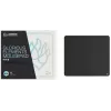 Glorious Gaming Glorious Element Mauspad - Fire, Schwarz, Monochrom, Stoff, Gummi, Rutschfeste Unterseite, Gaming-Mauspad