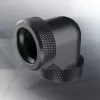 Anschlussstück RAIJINTEK PELIAS Messing Schwarz 23mm x 23mm x 33mm