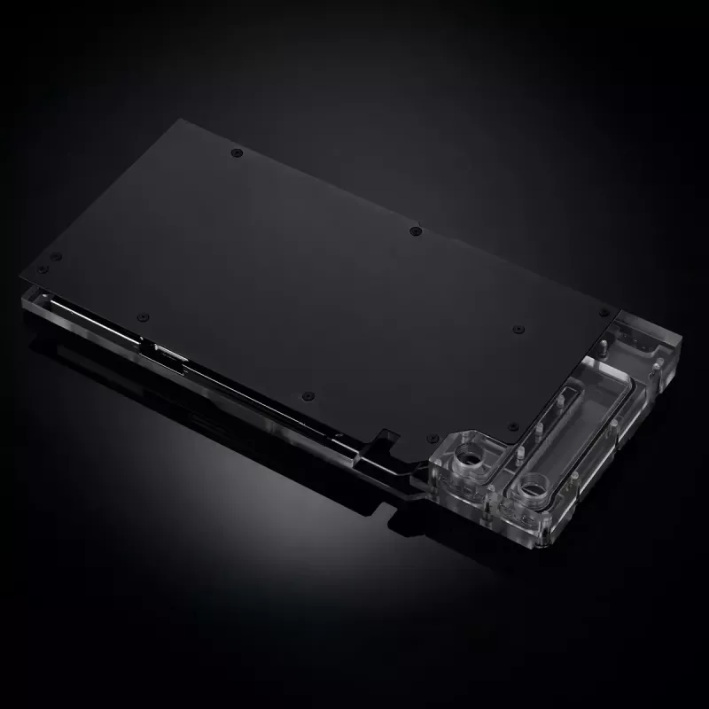 Wasserkühler + Backplate Phanteks Glacier G40 Acrylic Copper Schwarz Transparent