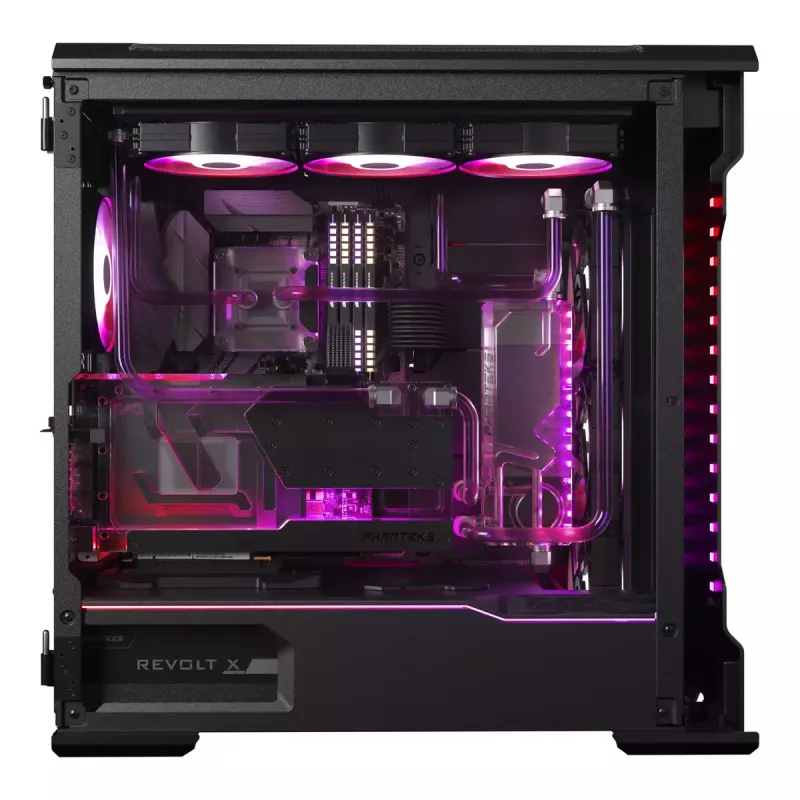 Wasserkühler + Backplate Phanteks Glacier G40 Acrylic Copper Schwarz Transparent