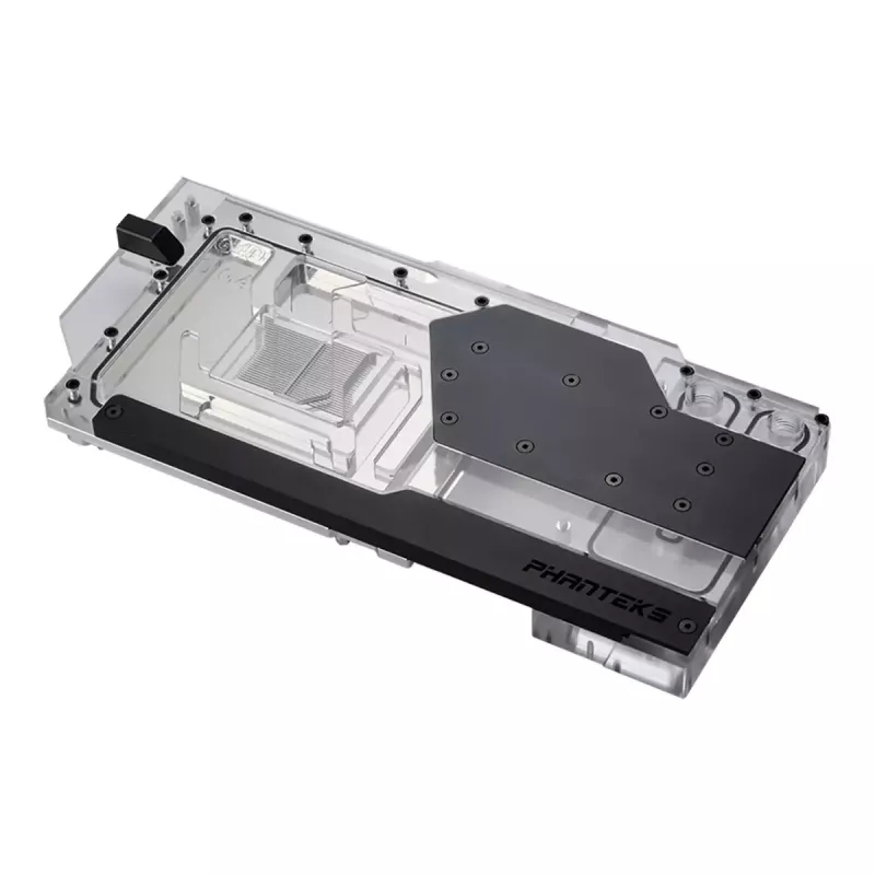 Wasserkühler + Backplate Phanteks Glacier G40 Acrylic Copper Schwarz Transparent