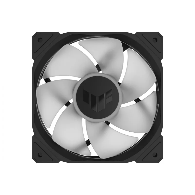 Lüfter ASUS TUF Gaming TR120 ARGB Reverse Triple Pack — 3×120 mm, 2200 U/min, PWM, 2,75 mmH2O, 16 LEDs, Schwarz