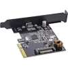 InLine Schnittstellenkarte, USB 3.2 Gen.2x2, 1x USB-C, PCIe x4
