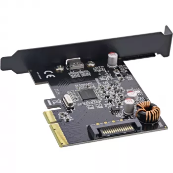 InLine Schnittstellenkarte, USB 3.2 Gen.2x2, 1x USB-C, PCIe x4