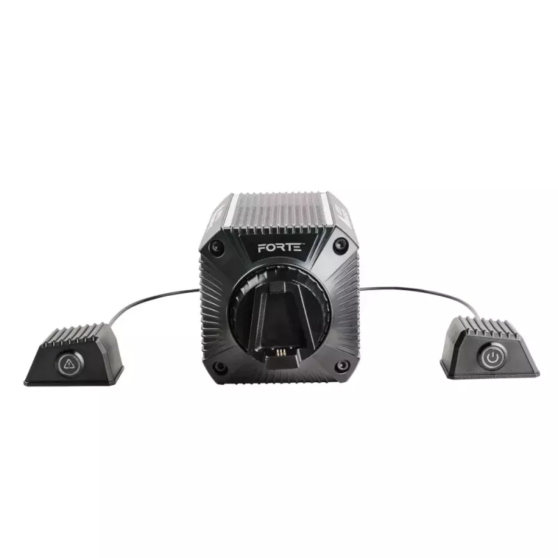 Wheel base Asetek 40-020-0020003 — Gaming Wheel Base, 400 W, für PC, schwarz/weiß, 132×293×133 mm
