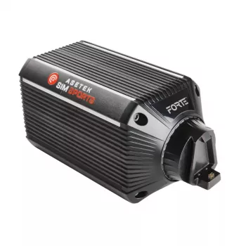 Wheel base Asetek 40-020-0020003 — Gaming Wheel Base, 400 W, für PC, schwarz/weiß, 132×293×133 mm