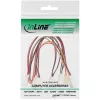 InLine-Lüfter-Adapterkabel Y-Kabel 3pol Molex Buchse / 6x 3pol Molex Stecker