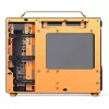 Computer-Gehäuse JONSPLUS MATX Handle Case Z20 – Schwarz-Orange