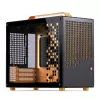 Computer-Gehäuse JONSPLUS MATX Handle Case Z20 – Schwarz-Orange