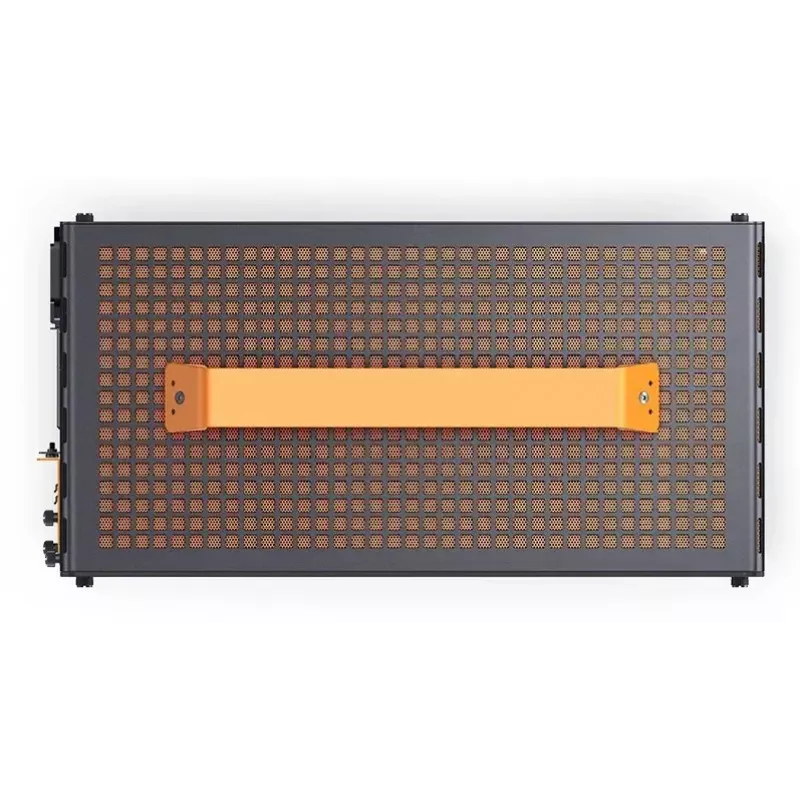 Computer-Gehäuse JONSPLUS MATX Handle Case Z20 – Schwarz-Orange
