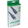 USB4-Kabel InLine 35901A 1m USB-C Stecker/Stecker 8K60Hz schwarz
