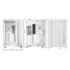 PC-Gehäuse be quiet! LIGHT BASE 600 LX Weiß Midi Tower — ATX, Seitenfenster, ARGB-Front, USB-C, unterstützt 360-mm-Radiator
