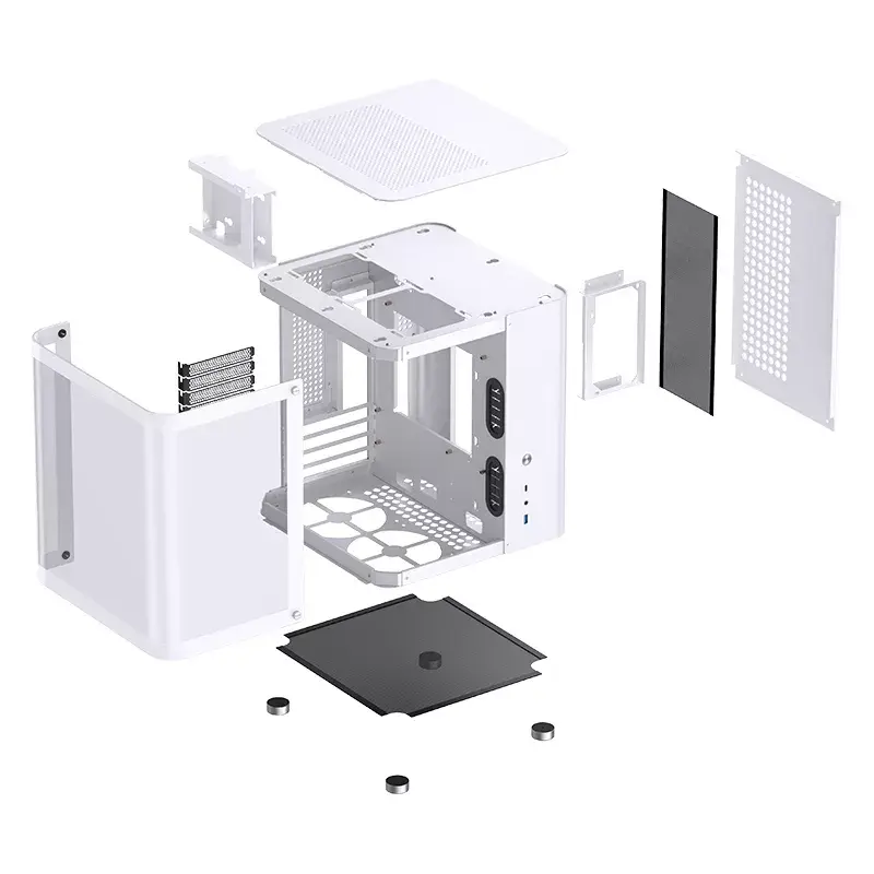 Jonsbo TK-1 2.0 Mini Tower White PC-Gehäuse