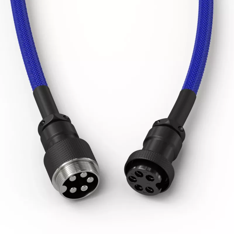 Spiralkabel USB GLORIOUS für mechanische Tastaturen, GMMK Cobalt Blue GLO-KB-ACC-CBL-COIL-CBLU