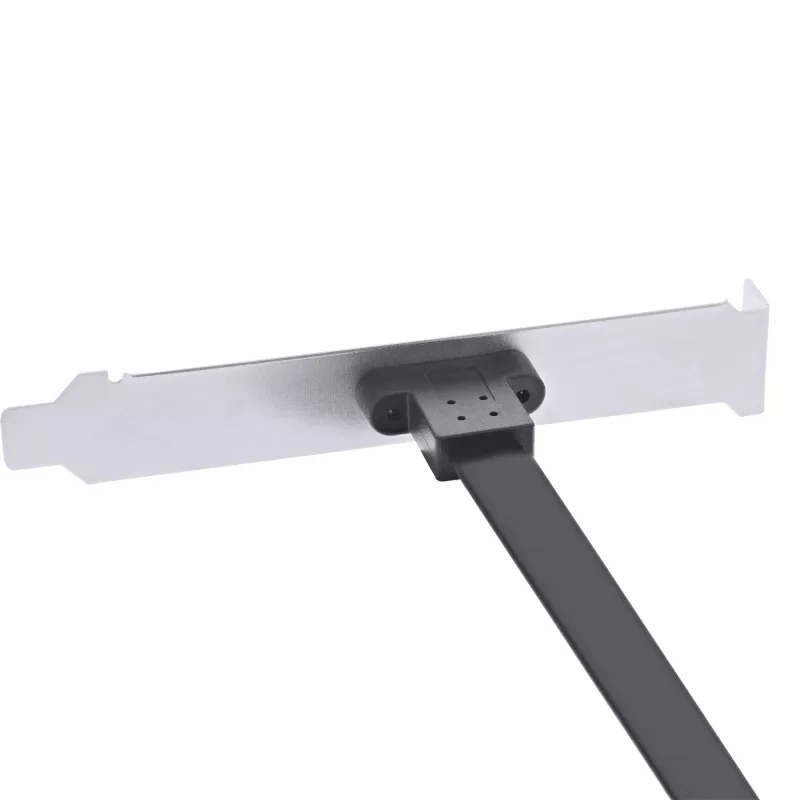 InLine PCI-Slotblende, USB-C auf USB 3.2 Frontpanel Key-A intern, 0,3 m