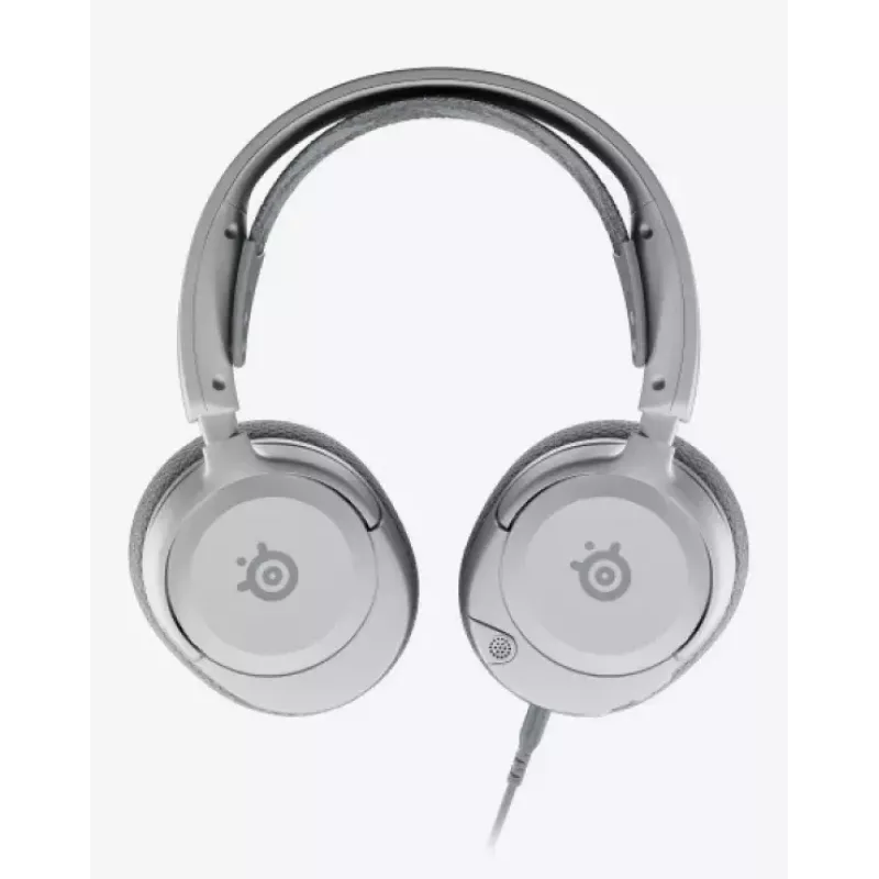 Headset STEELSERIES Arctis Nova 1 kabelgebunden 3,5 mm, binaural, weiß, 1,2 m Kabel, abnehmbar, Bügelmikrofon