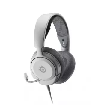 Headset STEELSERIES Arctis Nova 1 kabelgebunden 3,5 mm, binaural, weiß, 1,2 m Kabel, abnehmbar, Bügelmikrofon