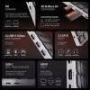 Axagon HMC-KB-US, USB 5Gbps Hub mit Tastatur, HDMI 4K/60Hz, 3x USB-A, SD/mSD, Audio, PD 100, US-Layout