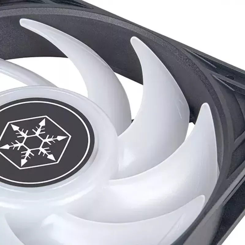 Lüfter Silverstone VISTA 120 ARGB 12 cm schwarz 2000 RPM FDB