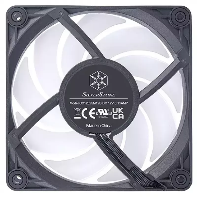 Lüfter Silverstone VISTA 120 ARGB 12 cm schwarz 2000 RPM FDB