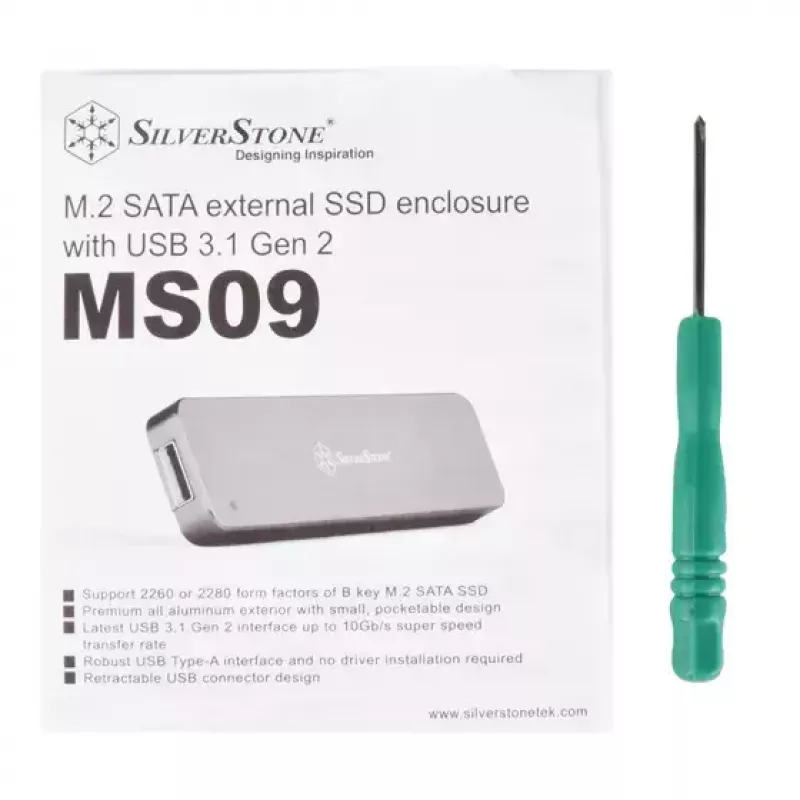 SSD-Gehäuse Silverstone MS09