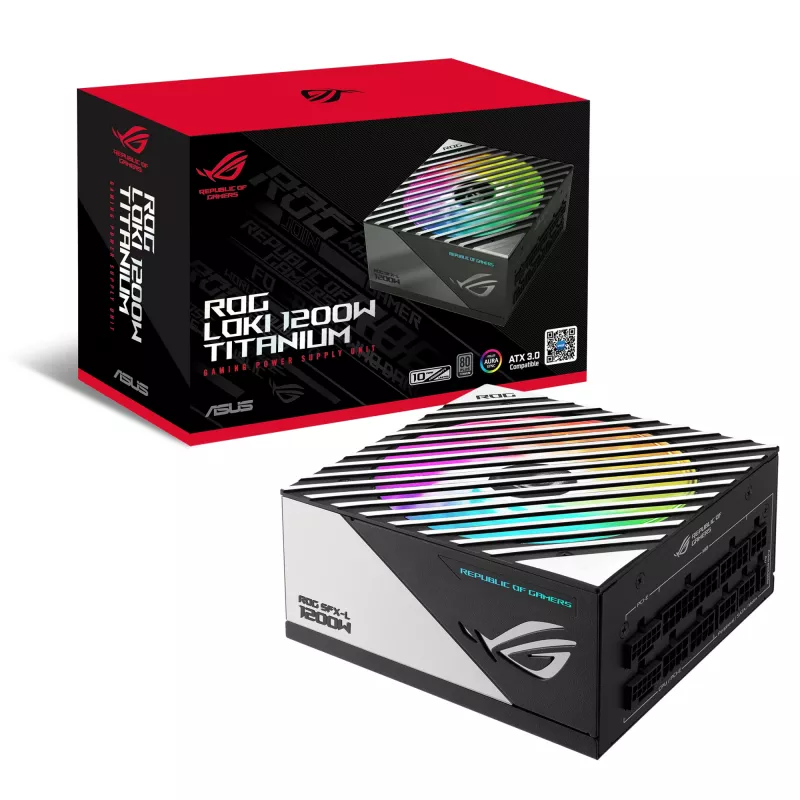 ASUS ROG -LOKI-1200T-SFX-L-GAMING Netzteil 1200 W 20+4 pin ATX Schwarz, Silber
