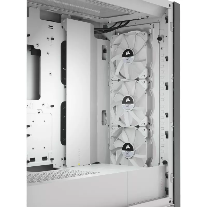 CORSAIR iCUE 5000X RGB - Tempered Glass Mid-Tower ATX PC Smart Case - Weiß