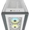 CORSAIR iCUE 5000X RGB - Tempered Glass Mid-Tower ATX PC Smart Case - Weiß