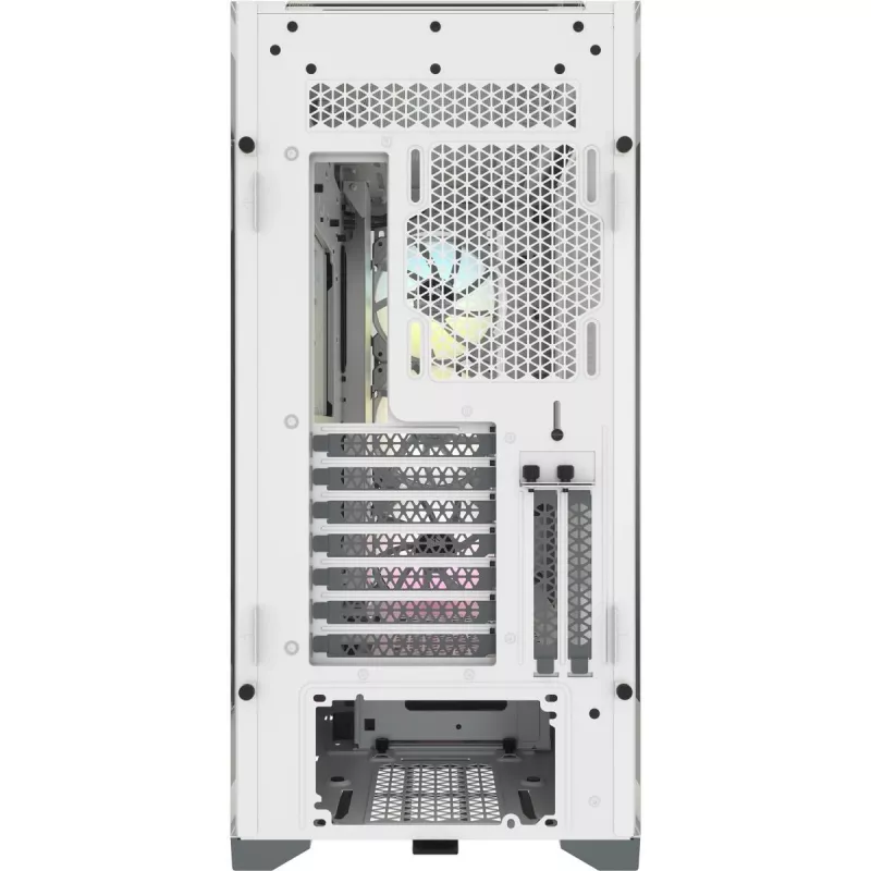 CORSAIR iCUE 5000X RGB - Tempered Glass Mid-Tower ATX PC Smart Case - Weiß