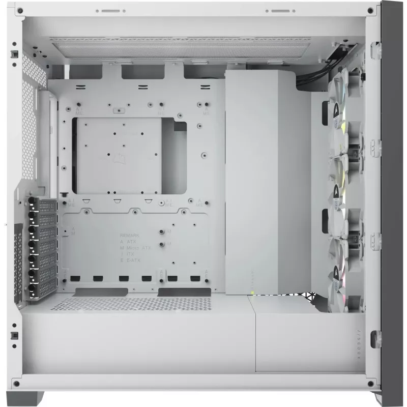 CORSAIR iCUE 5000X RGB - Tempered Glass Mid-Tower ATX PC Smart Case - Weiß