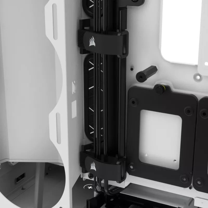 CORSAIR iCUE 5000X RGB - Tempered Glass Mid-Tower ATX PC Smart Case - Weiß